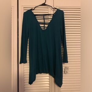 NWT Mudd Green Long Sleeve Shirt Women’s Size Medium